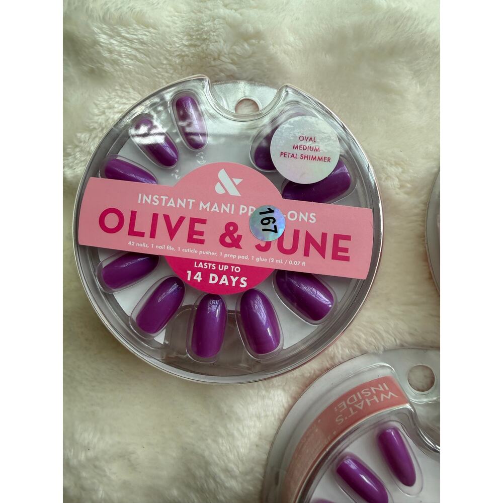 Olive & June Instant Mani Press-On Nails Lot of 3 - Picture 4 of 5